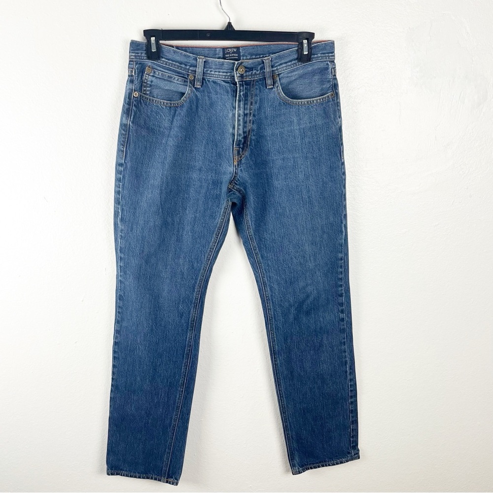 J. CREW Factory The Sutton Blue Denim Five Pocket Jeans Size 32 x 32 Casual